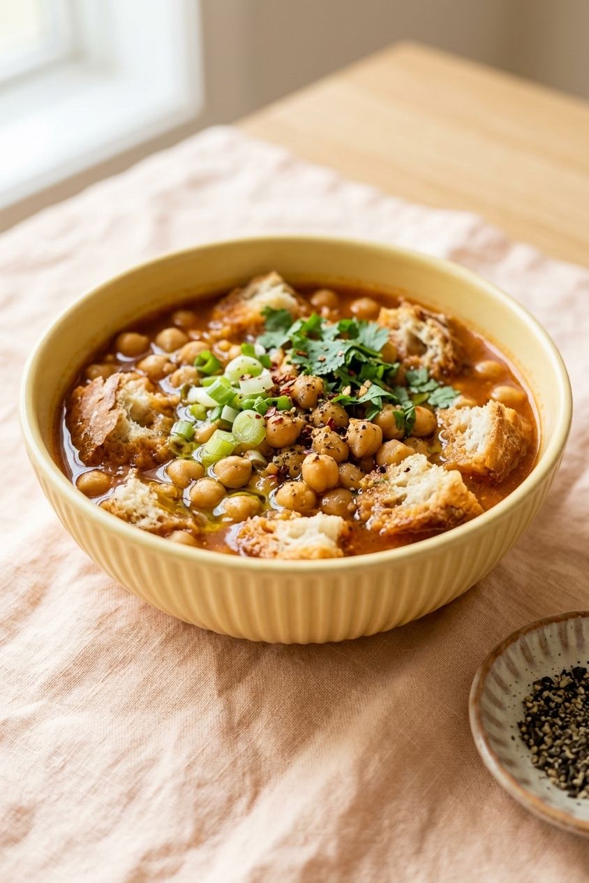 Lablabi (Tunisian Chickpea Stew) Recipe