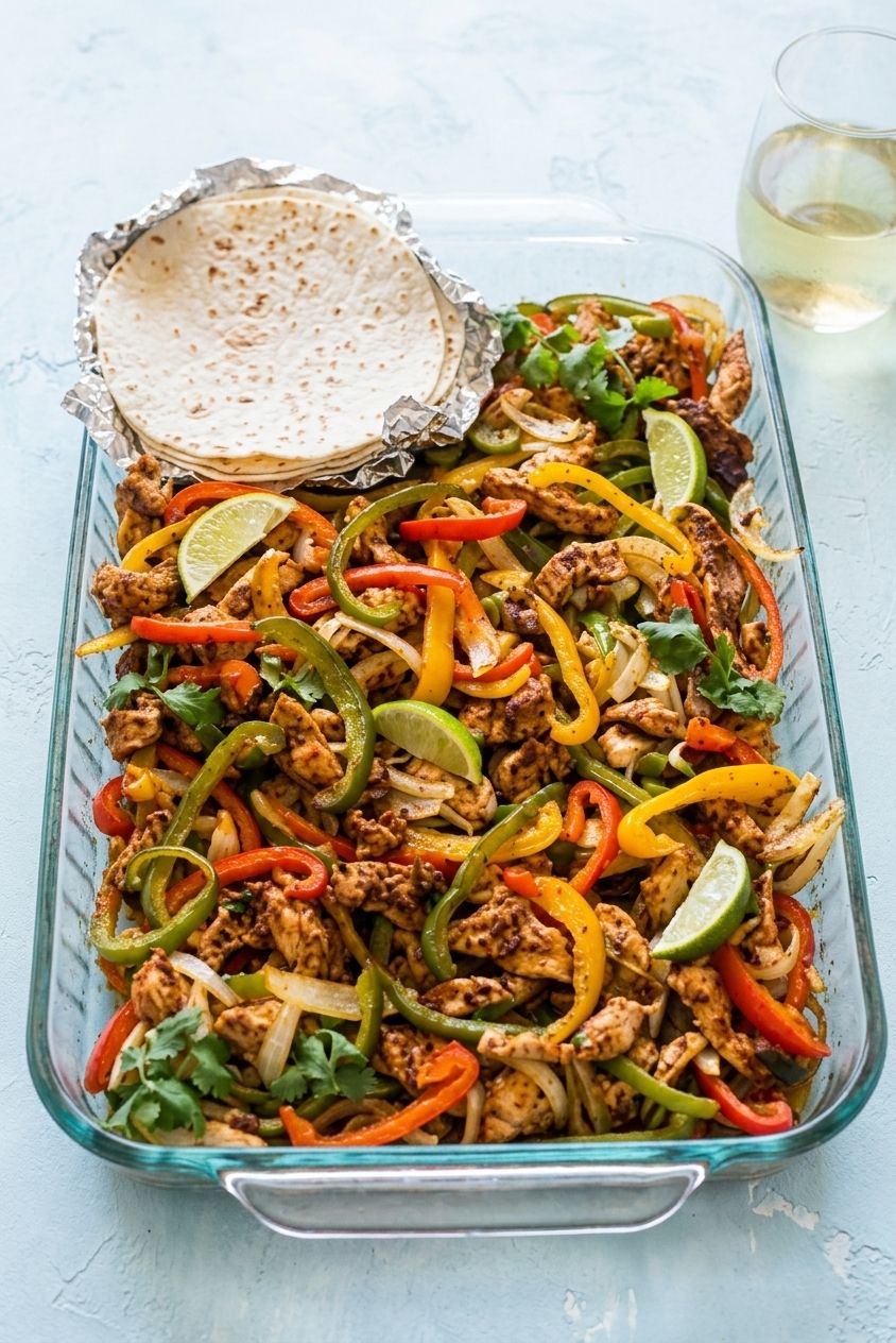 Sheet Pan Chicken Fajitas