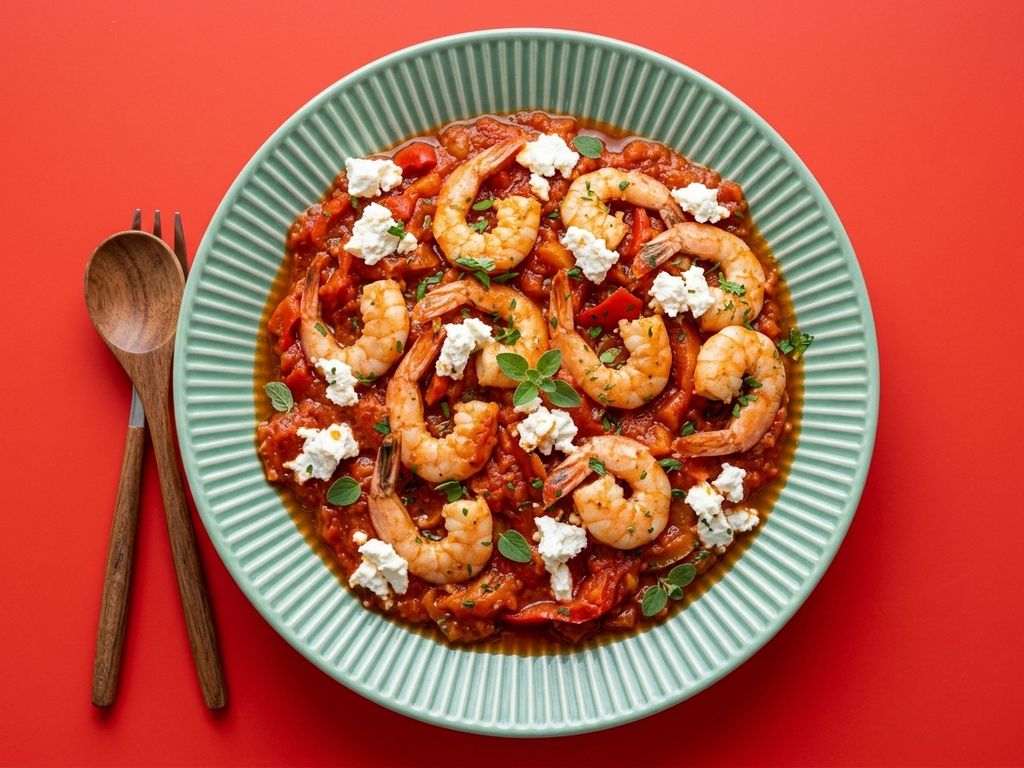 Prawn Saganaki