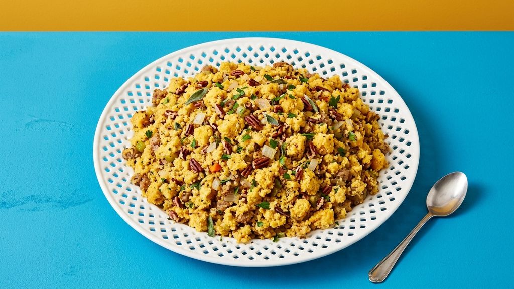 Southern-Style Homemade Cornbread Dressing Recipe