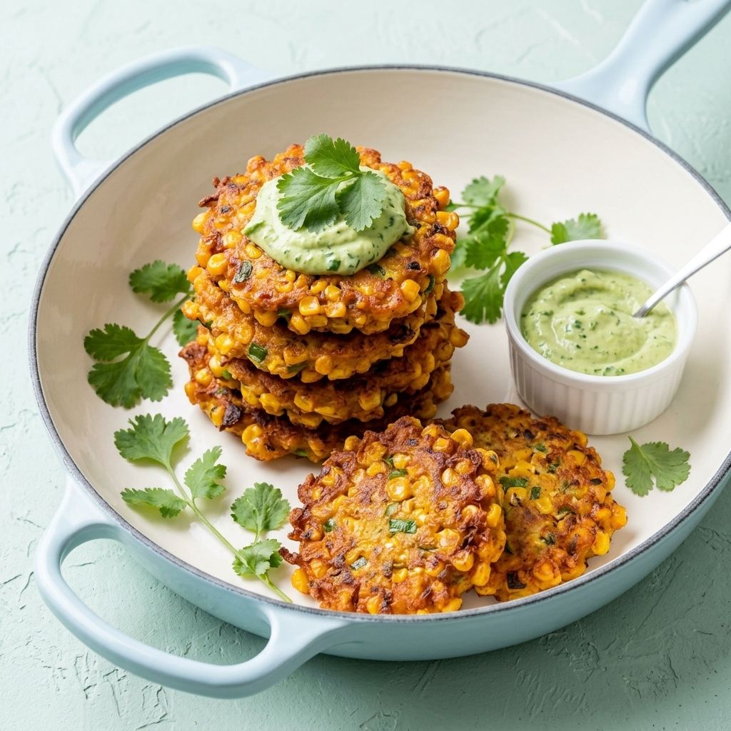 Extra Crispy Corn Fritters