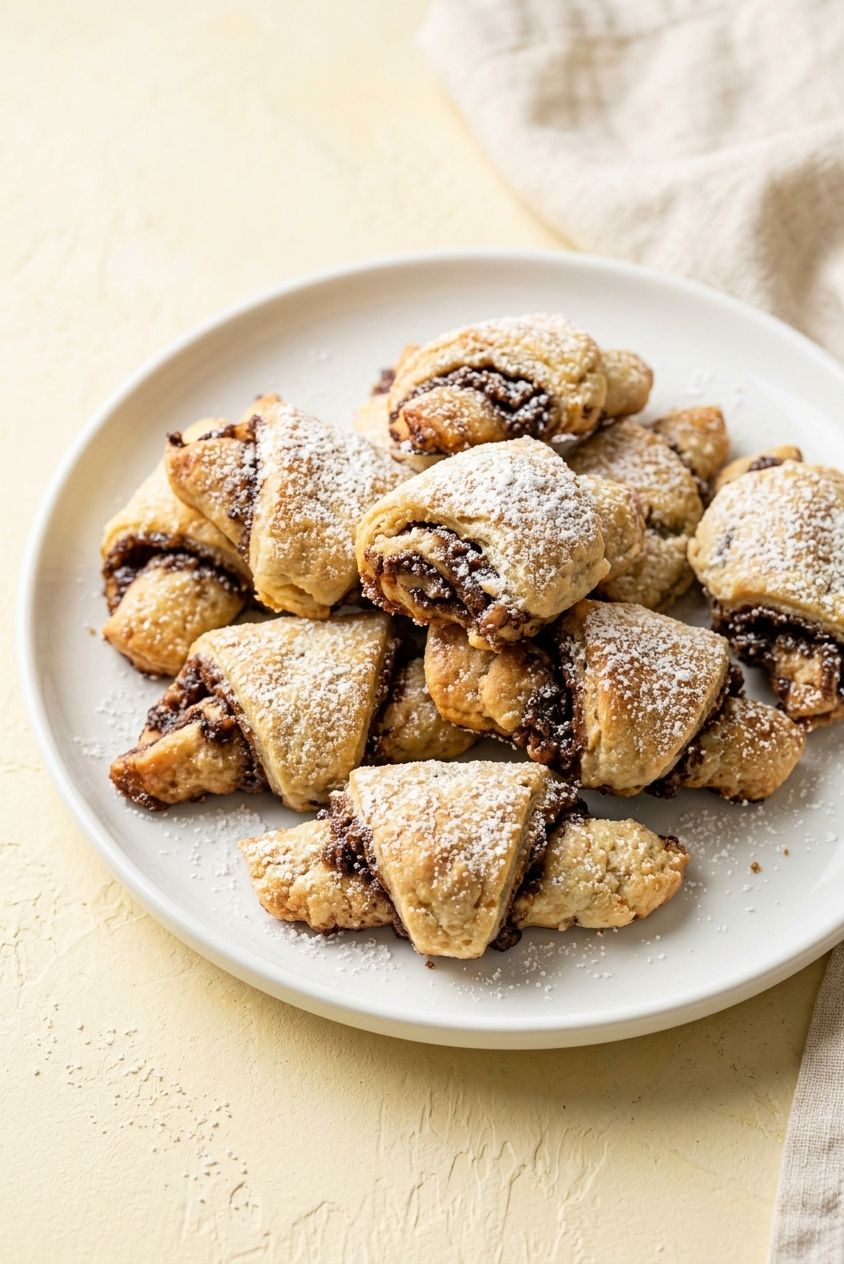 Rugelach Cookies with Cream Cheese Dough