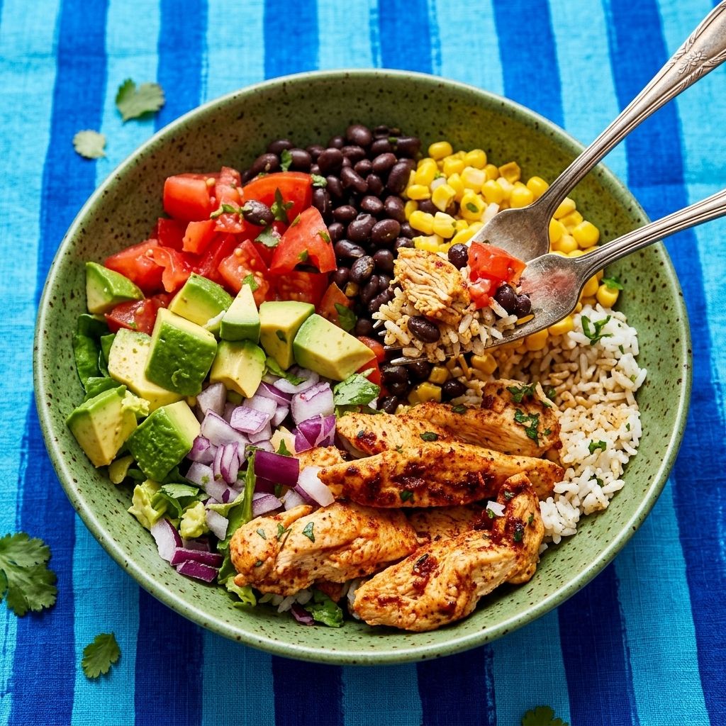 Chicken Burrito Protein Bowl