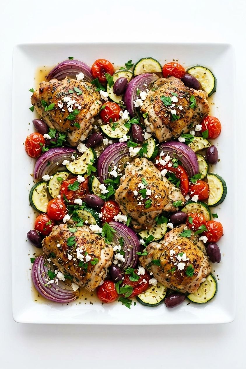 Greek Sheet-Pan Chicken