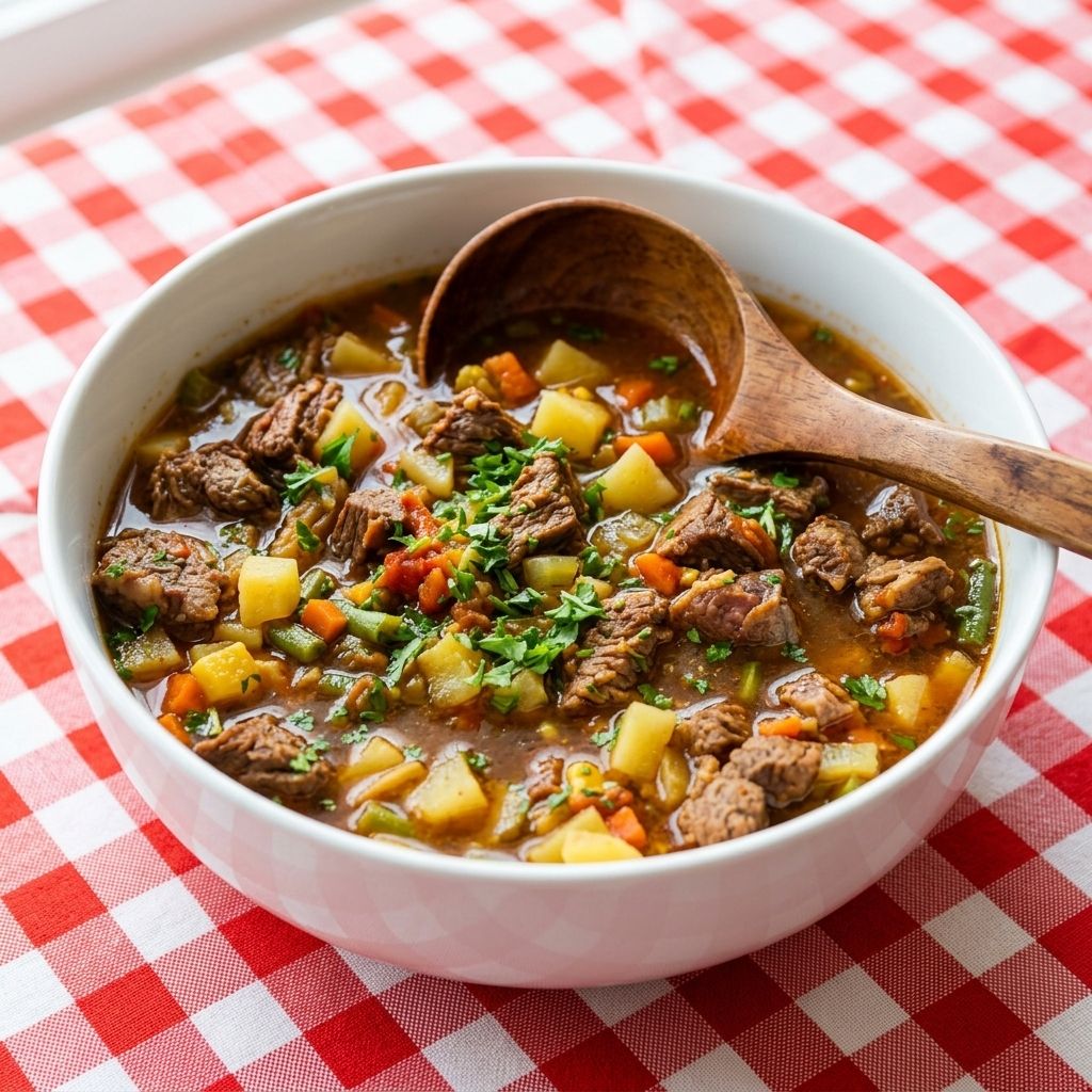 Vegetable Beef Soup Recipe