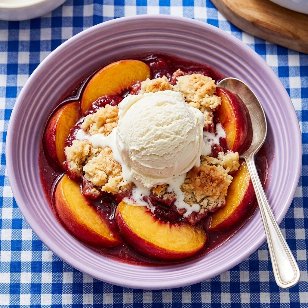 Easy Peach Cobbler