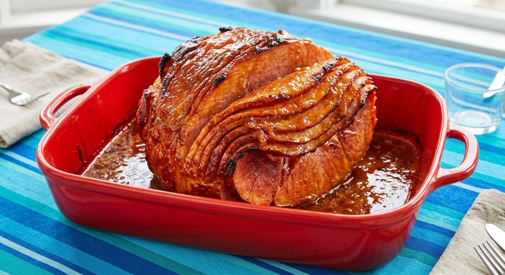 Apricot Glazed Ham