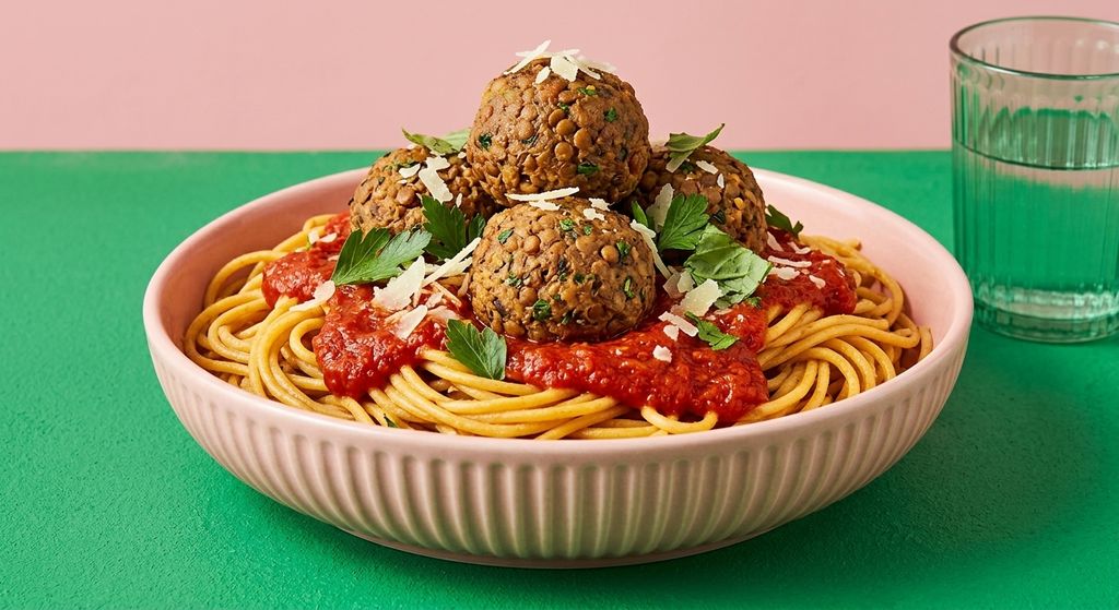 Vegetarian Lentil and Mushroom Meatballs