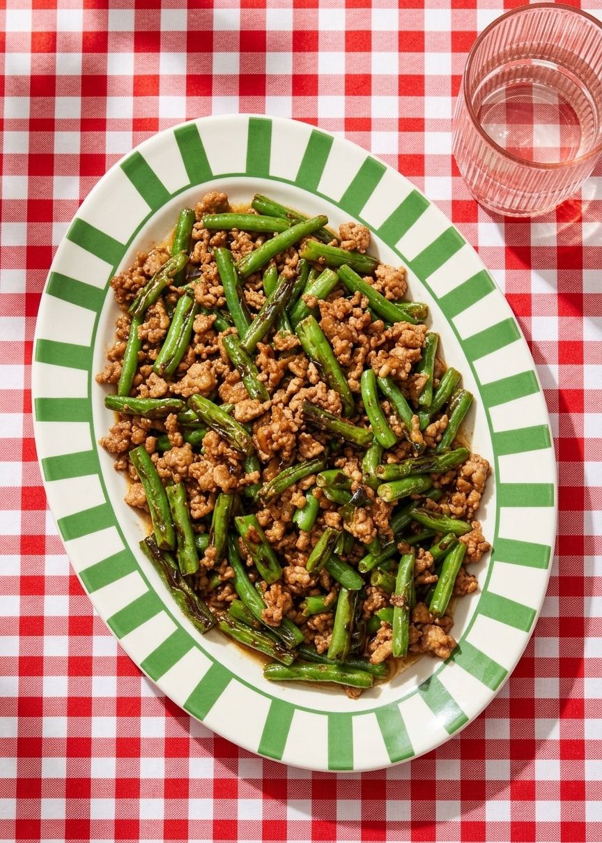 Pork Stir Fry with Green Beans