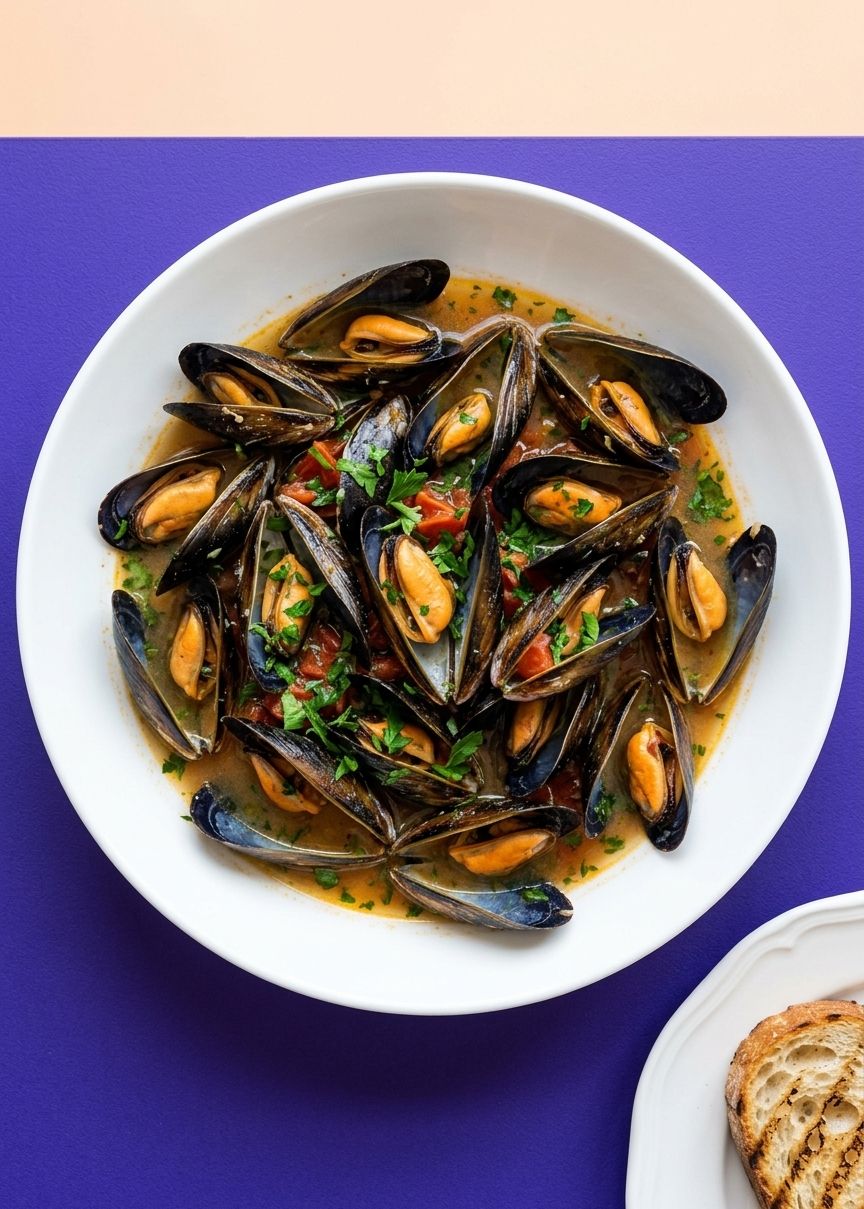 Steamed Mussels