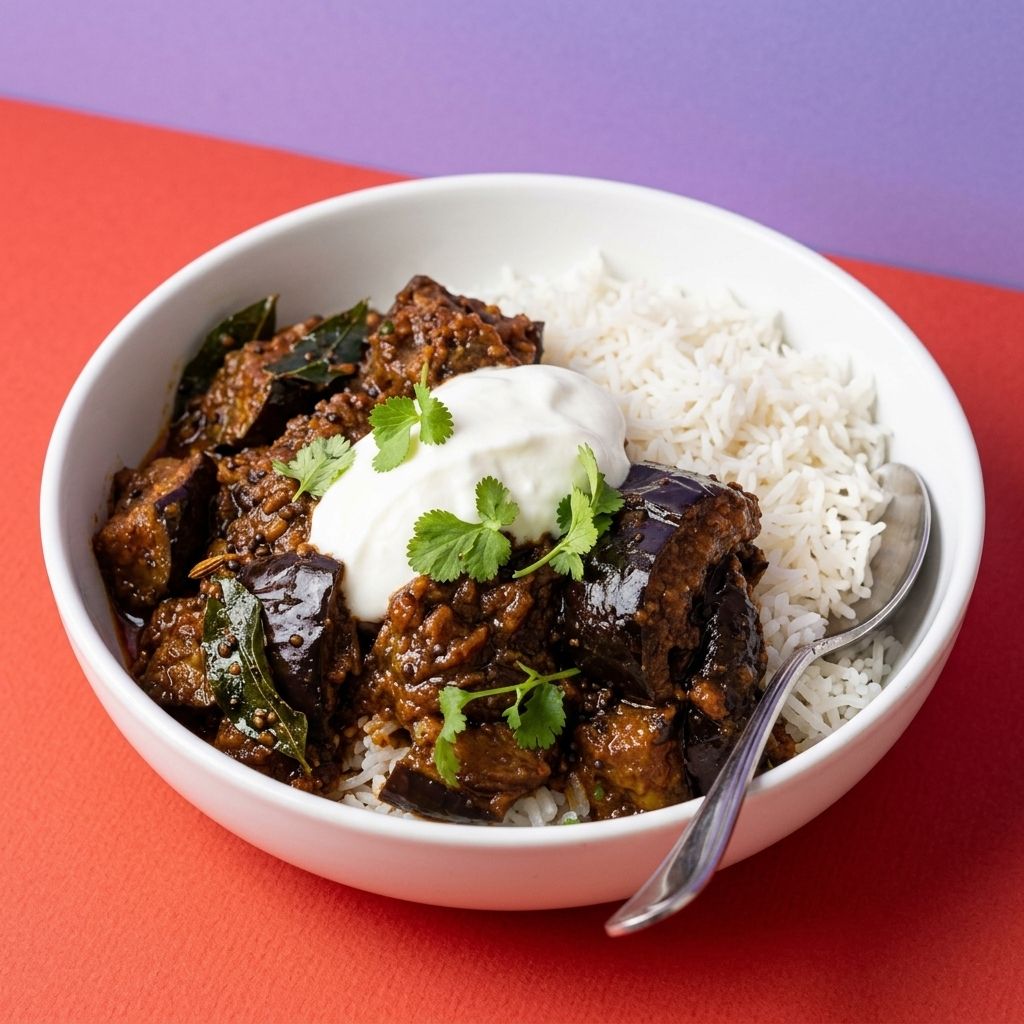 Eggplant Curry – South Indian Brinjal Curry