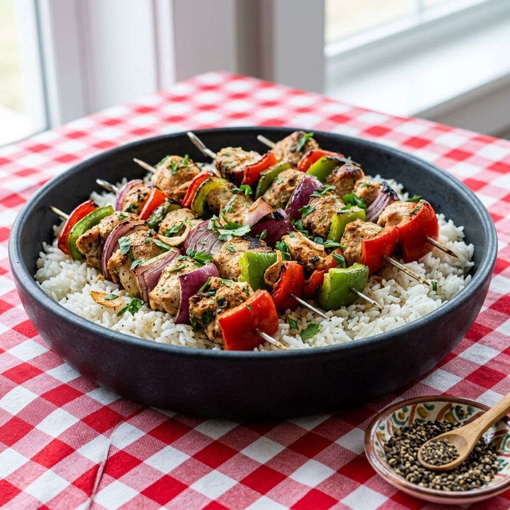 Grilled Chicken Kabobs