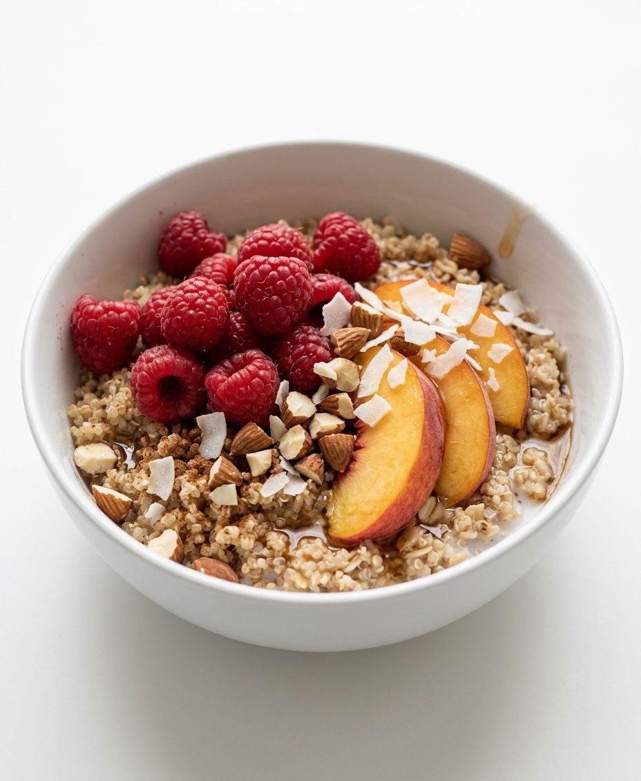 Cinnamon Quinoa Breakfast Bowl