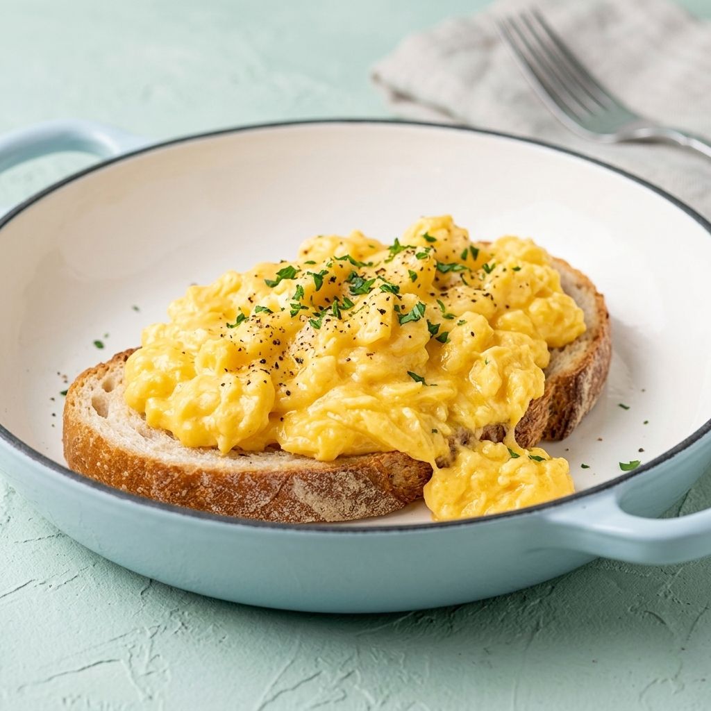 Scrambled eggs – soft and creamy, just as they should be!