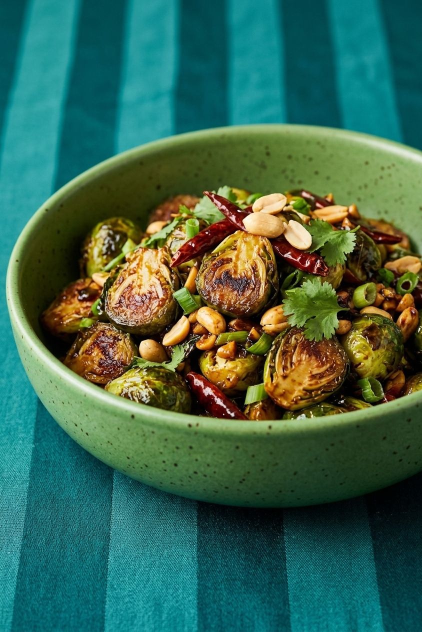 Kung Pao Brussels Sprouts