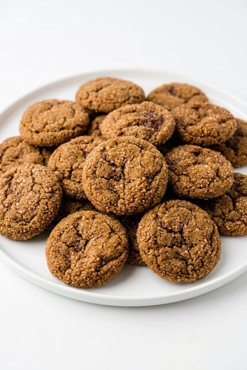 Crisp Molasses Cookies