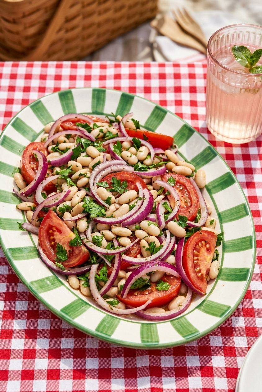 10-Minute Turkish White Bean Salad (Piyaz)