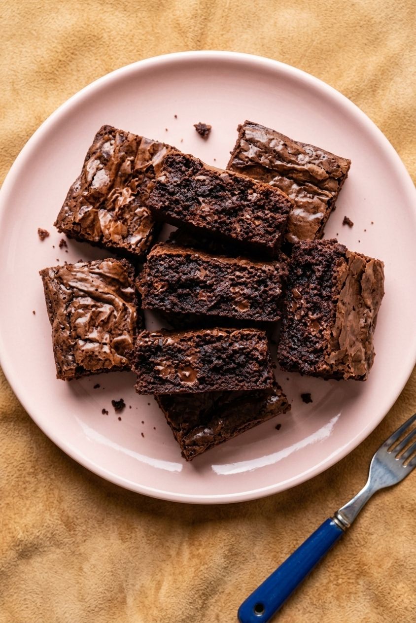Seriously Fudgy Homemade Brownies