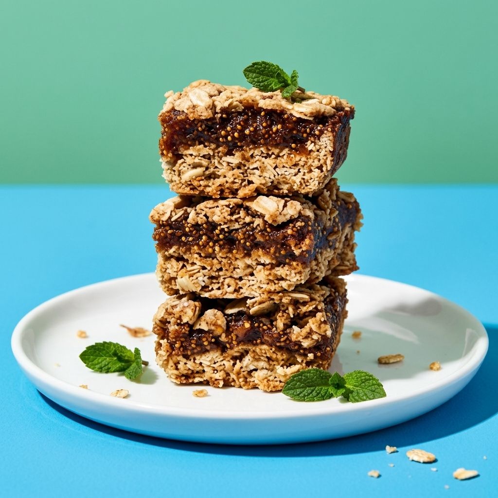 Homemade Oatmeal Fig Bars