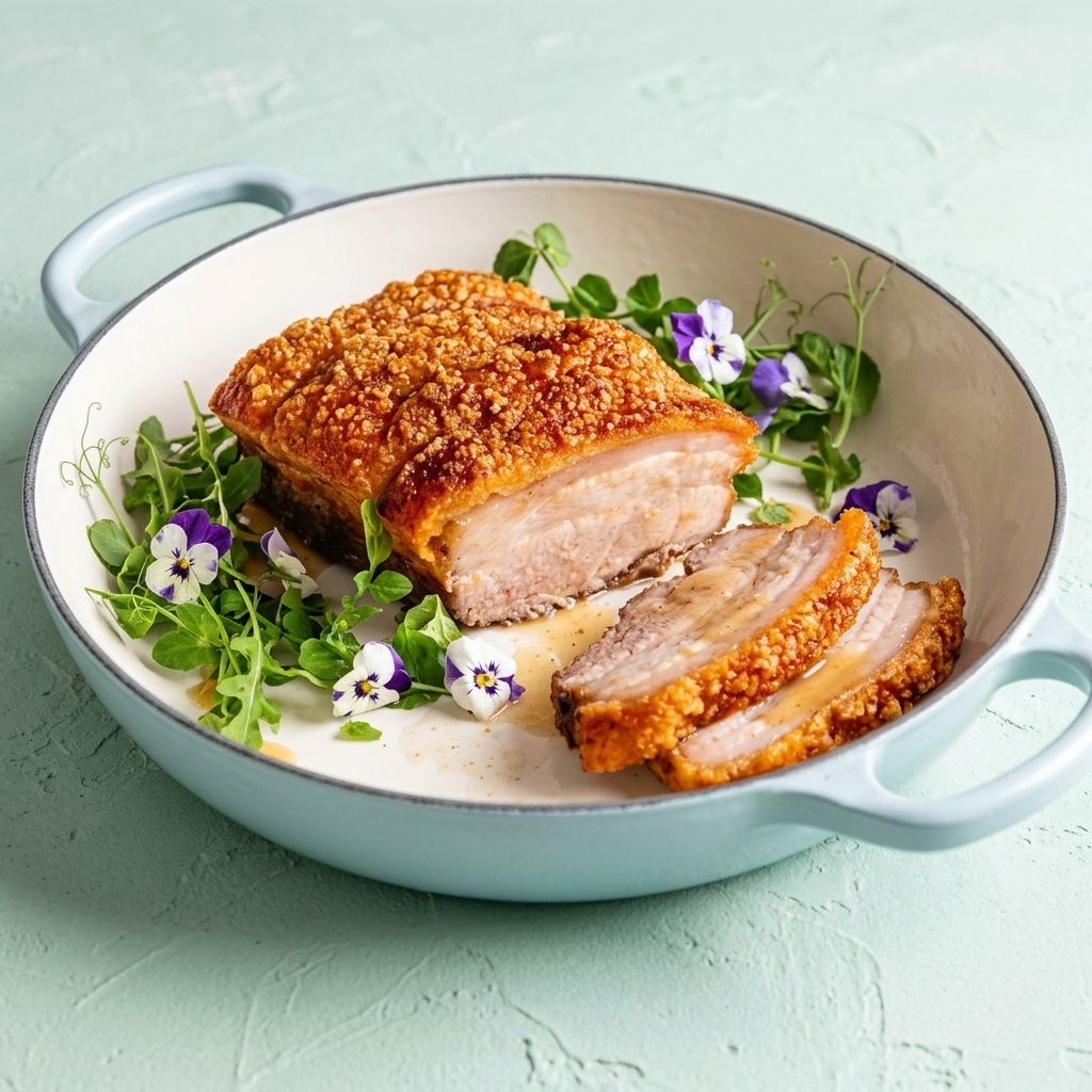 Slow-Roasted Crispy Pork Belly