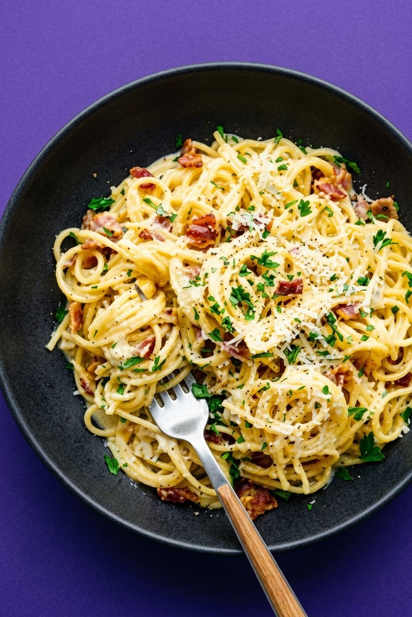Creamy Bacon Carbonara