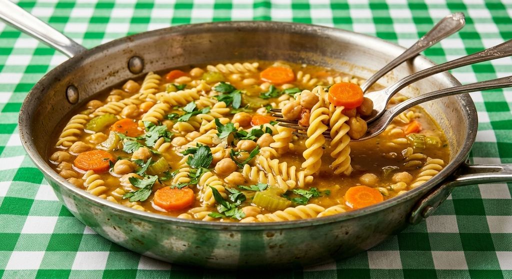 Chickpea Noodle Soup