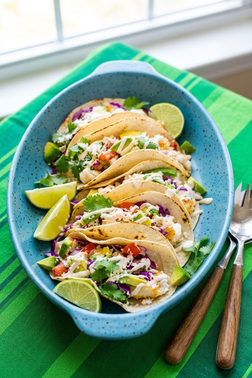 Fish Tacos Recipe with Best Fish Taco Sauce!