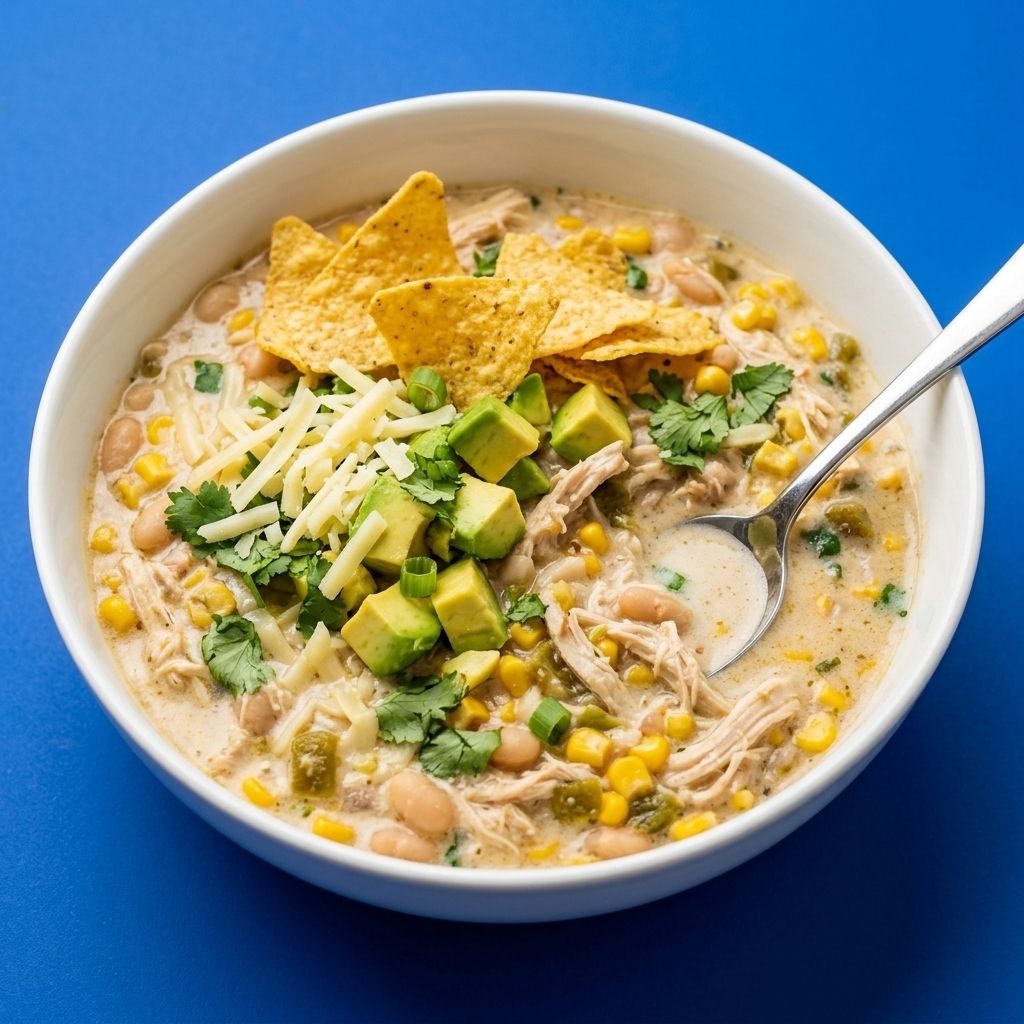 Easy White Chicken Chili (Stovetop Recipe)