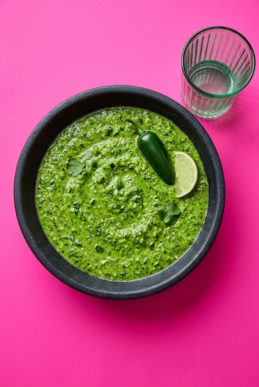 Aji Verde (Spicy Peruvian Green Sauce)