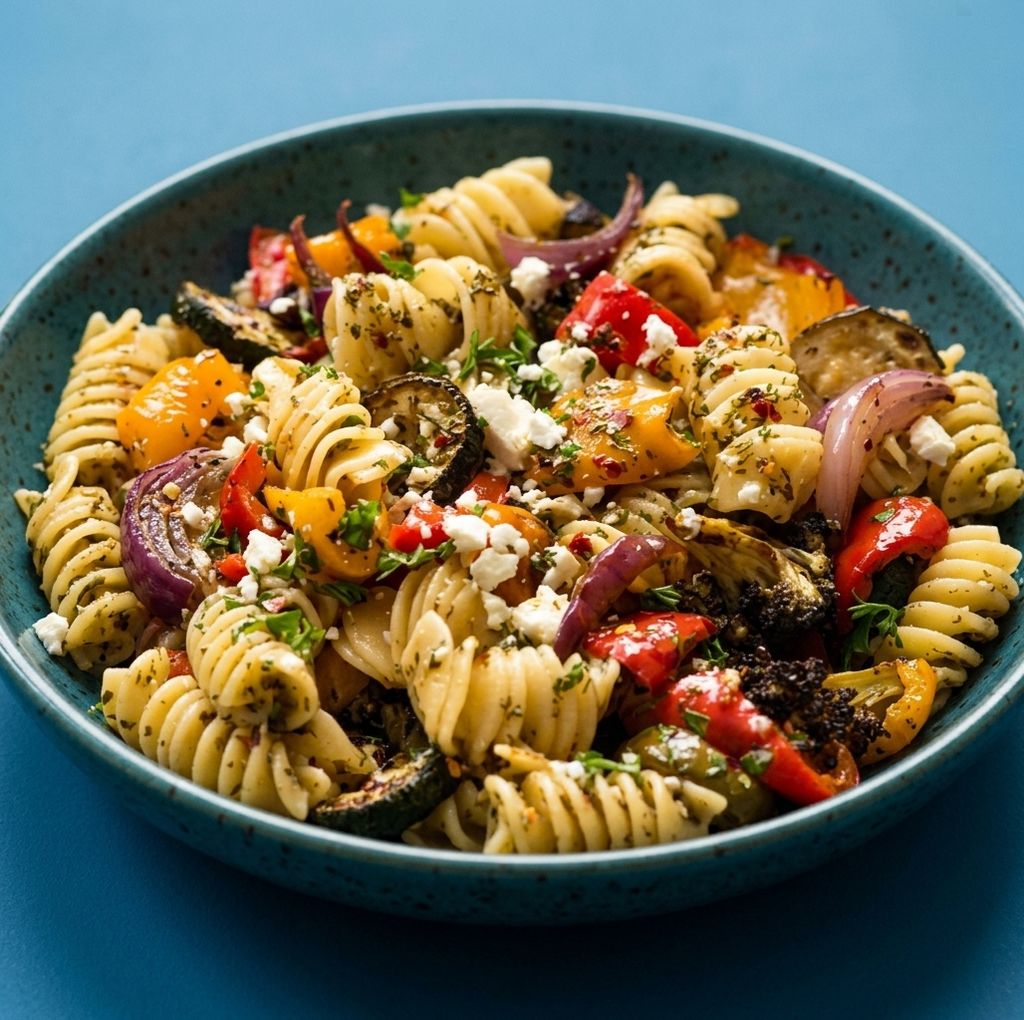 Marinated Vegetarian Pasta Salad