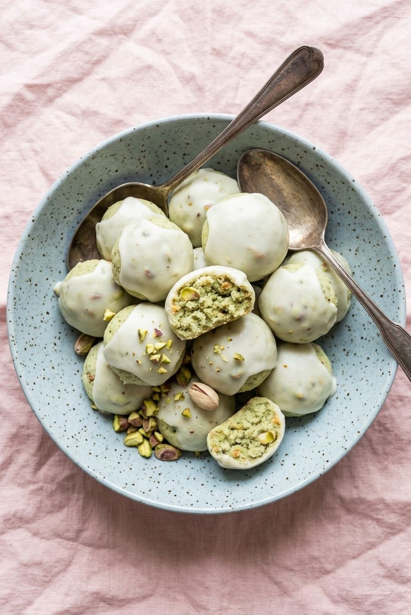 Pistachio Drop Cookies