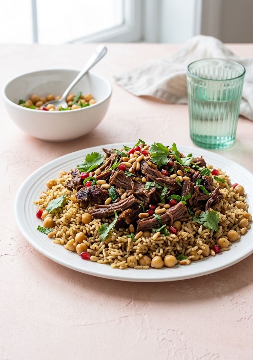 Middle Eastern Shredded Lamb
