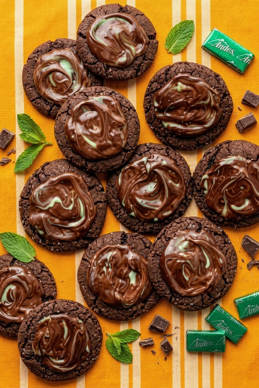 Andes Mint Chocolate Cookies