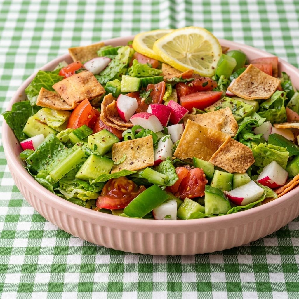 Lebanese Fattoush Salad