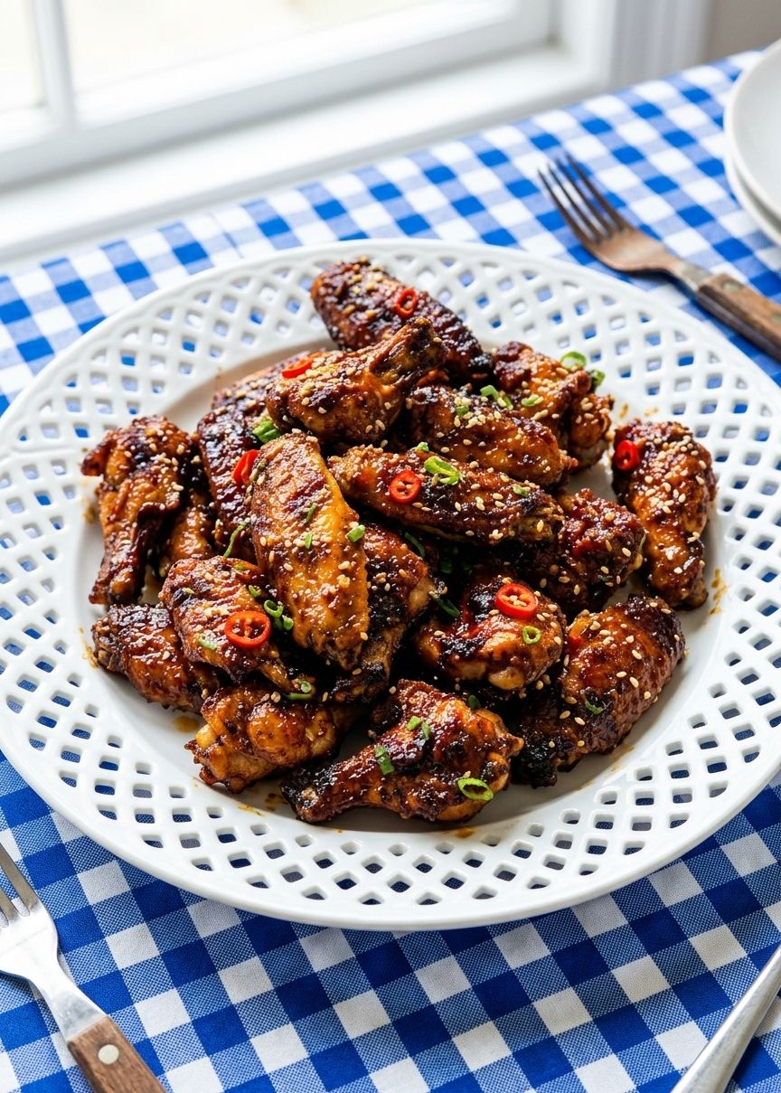 Sticky Chinese Chicken Wings
