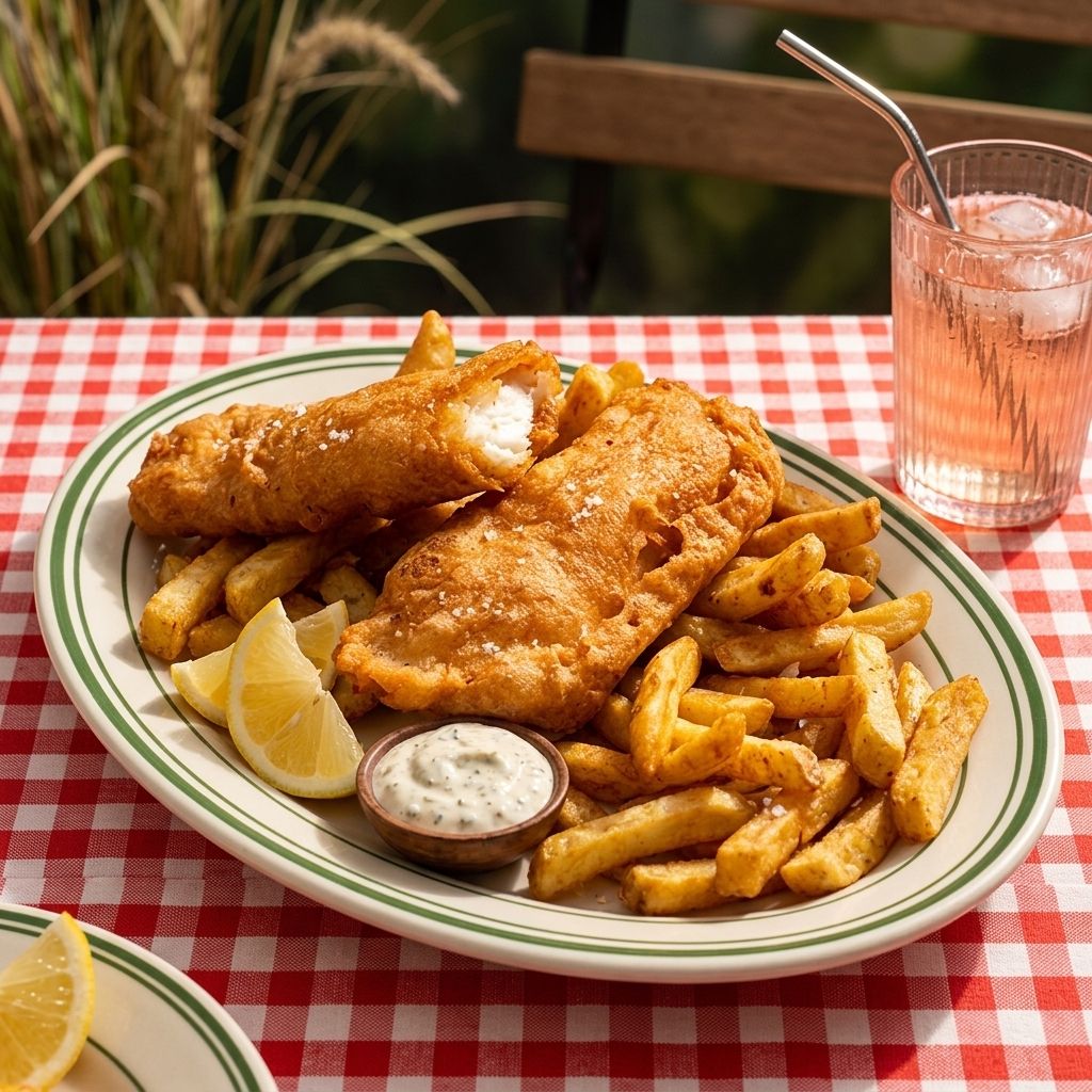 Crispy Beer Battered Fish