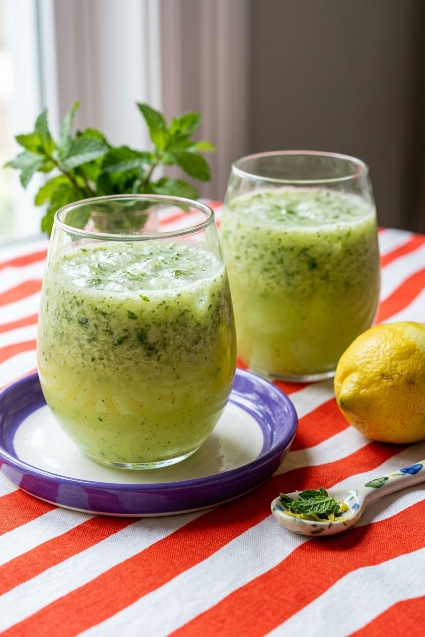 Mediterranean-Style Mint Lemonade (Limonana)