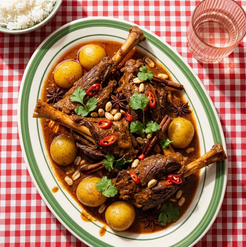 Lamb Shanks Massaman Curry