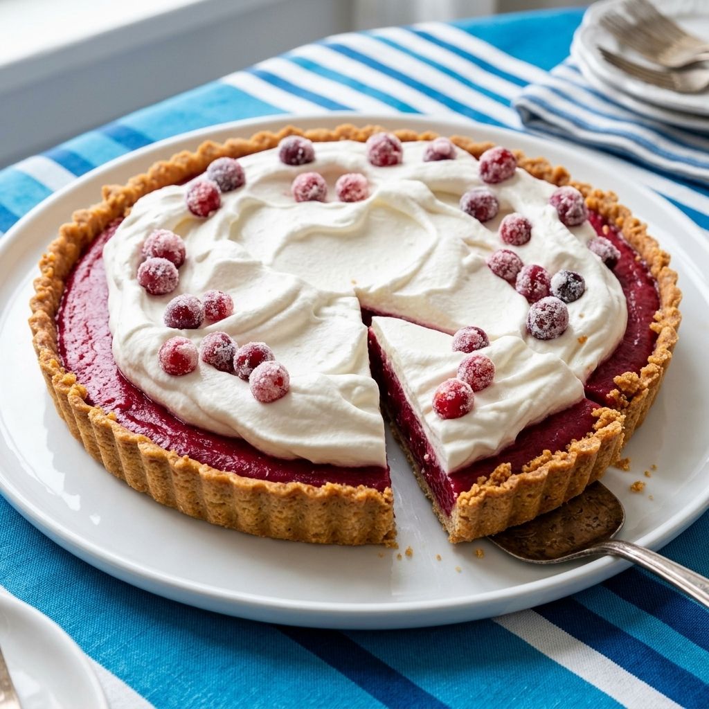 Cranberry Curd Tart