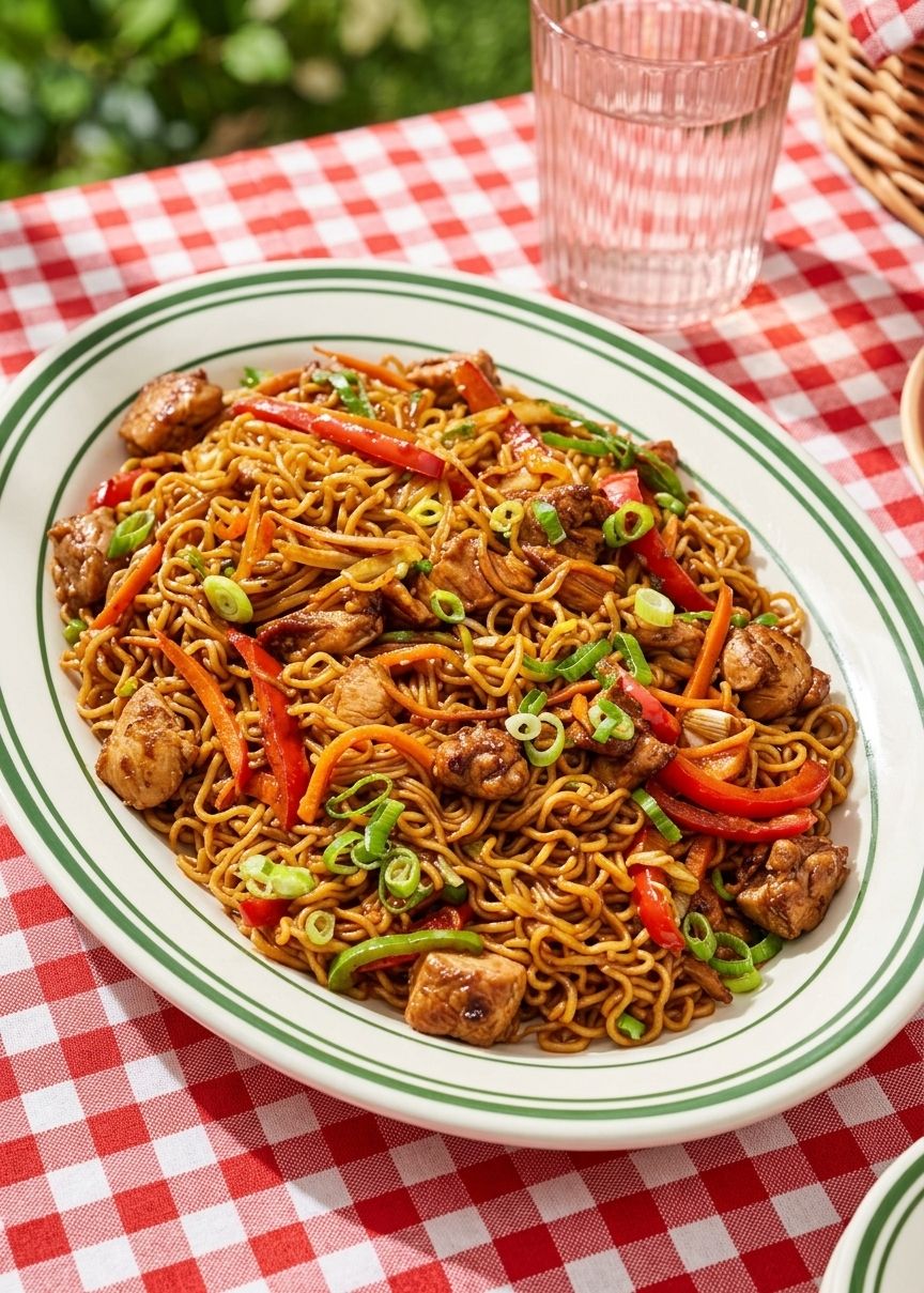 Chicken Vegetable Ramen Noodles