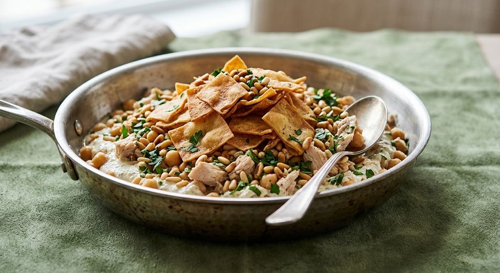 Lebanese Chicken Fatteh