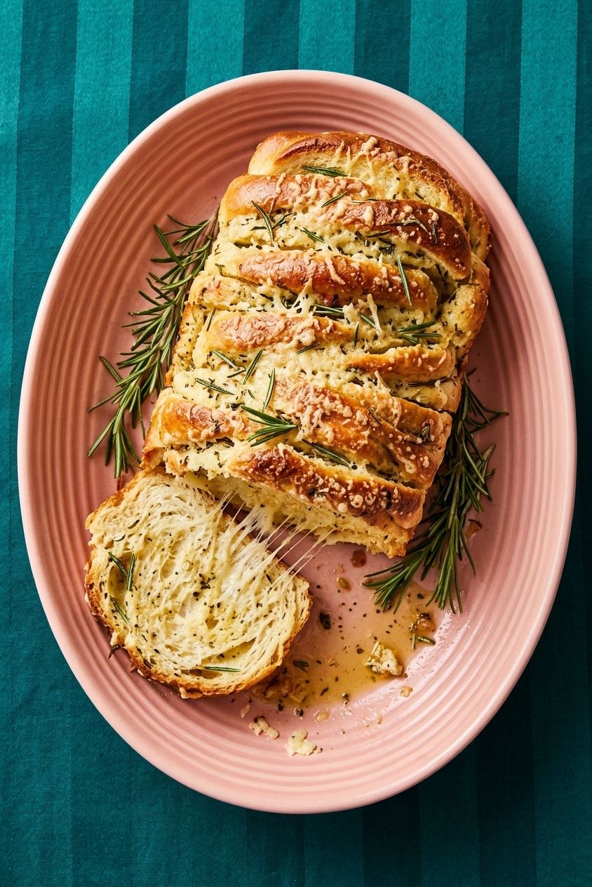 Rosemary Garlic Pull Apart Bread