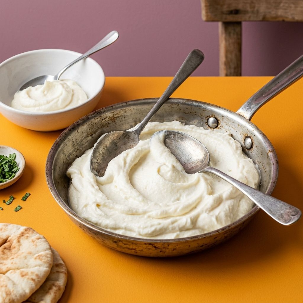 Toum Recipe (Lebanese Garlic Sauce)