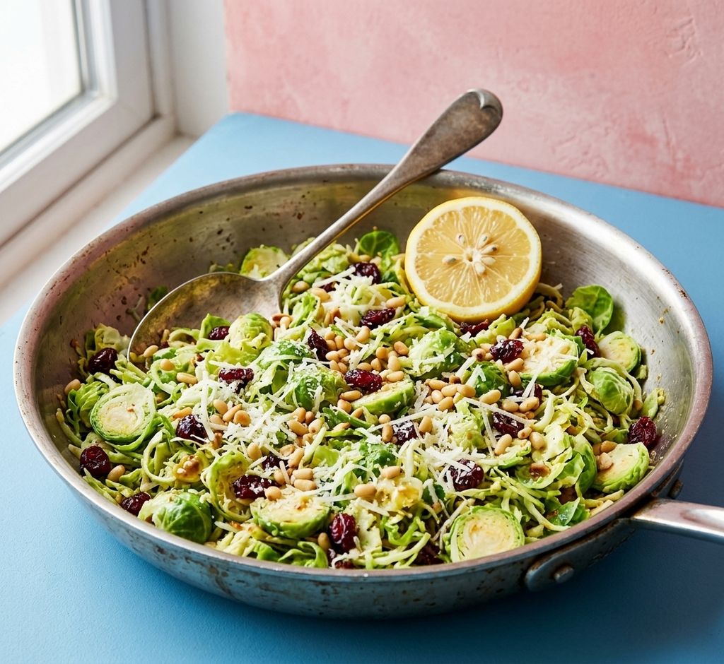 Shaved Brussels Sprout Salad