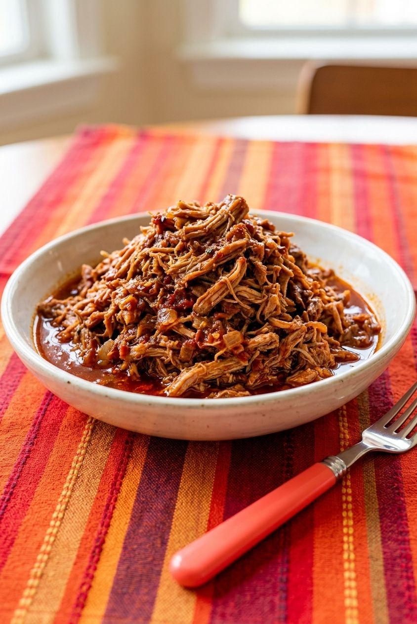 Shredded Pork with Red Chili Sauce