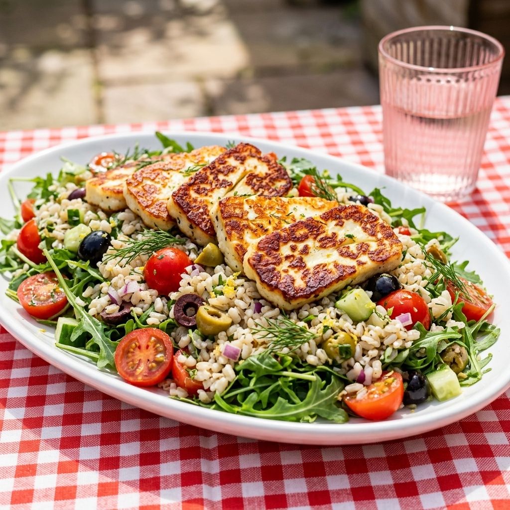 Mediterranean Brown Rice Salad