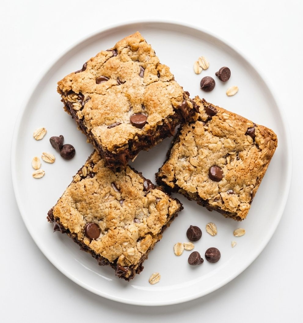 Oatmeal Chocolate Chip Cookie Bars