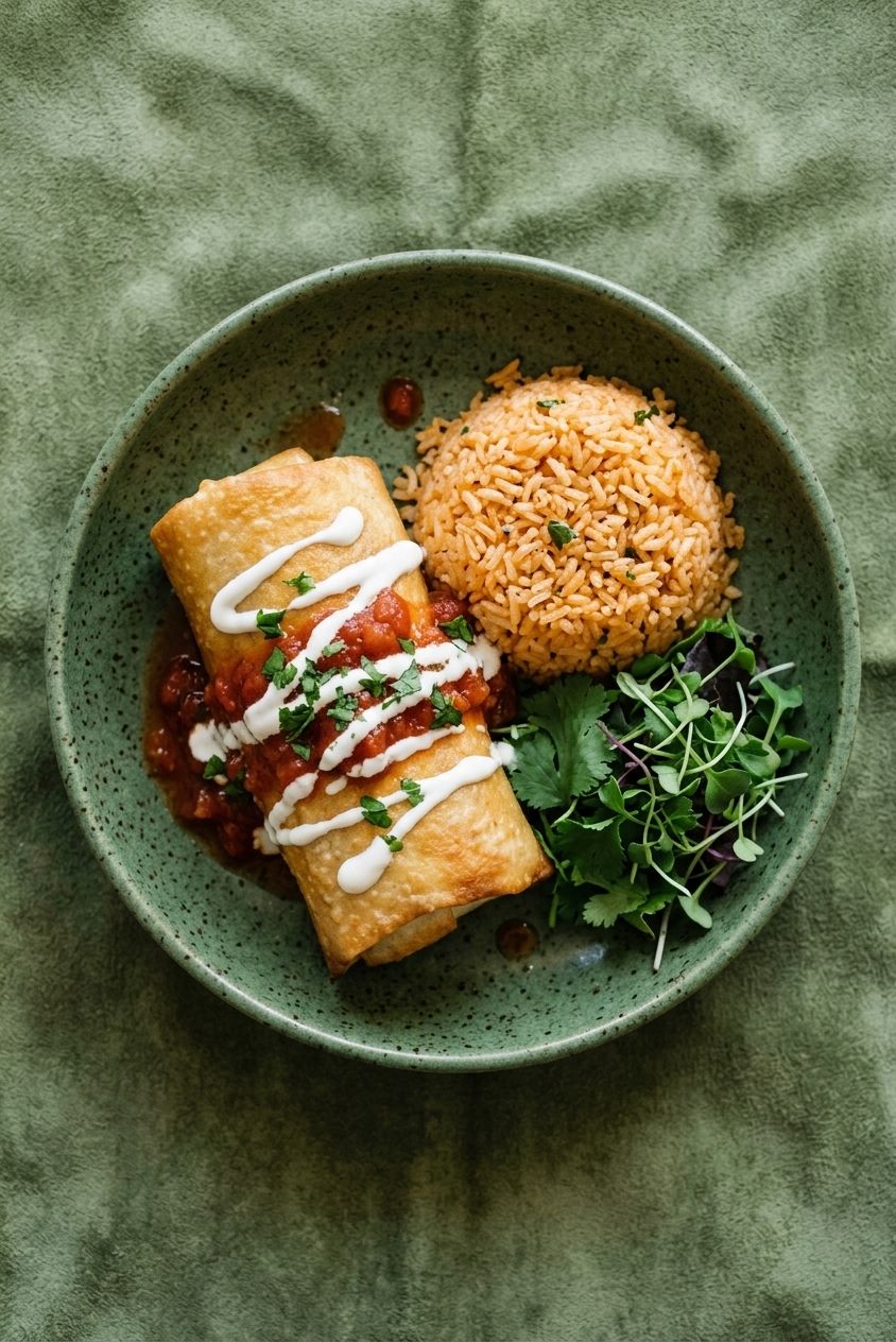 Chicken Chimichangas