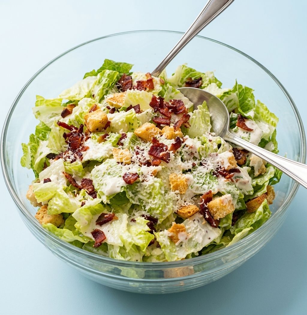 Caesar Salad – with homemade Caesar Salad Dressing