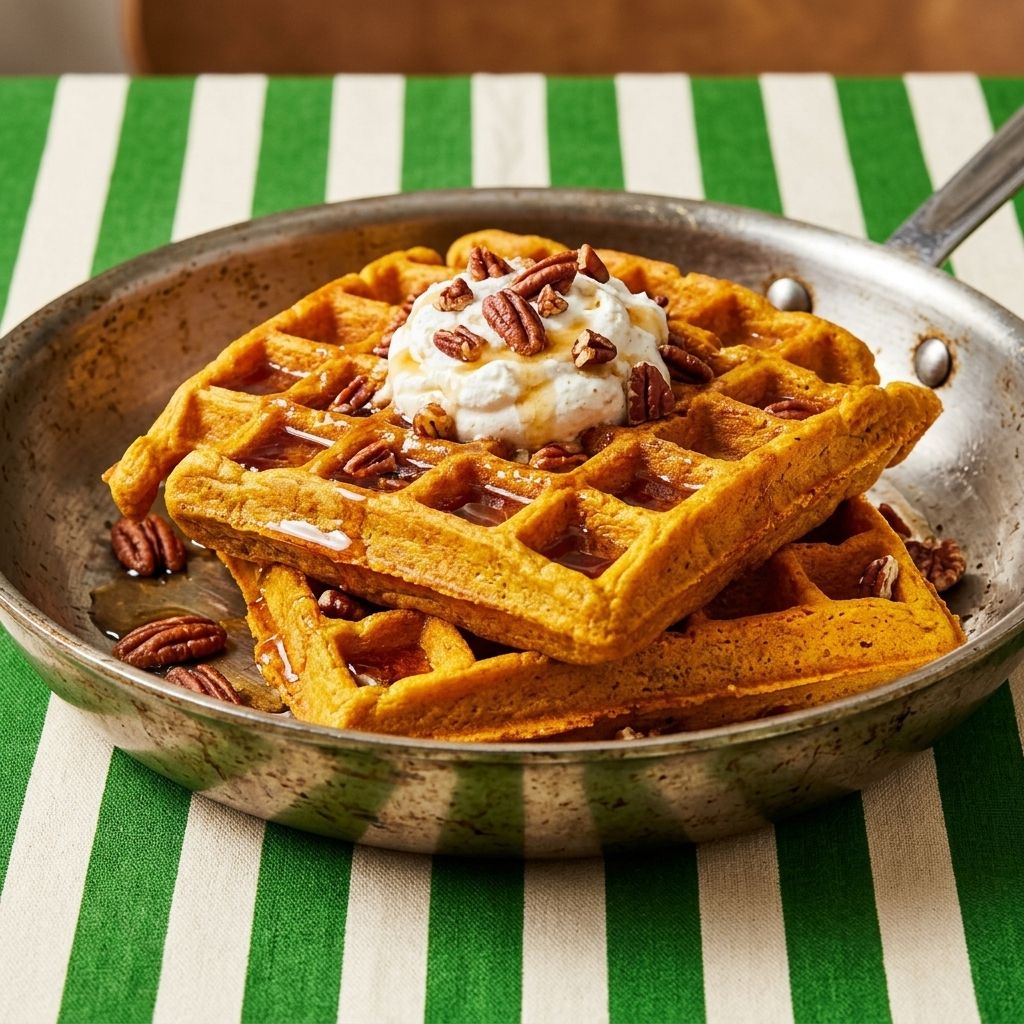 Pumpkin Waffles Recipe